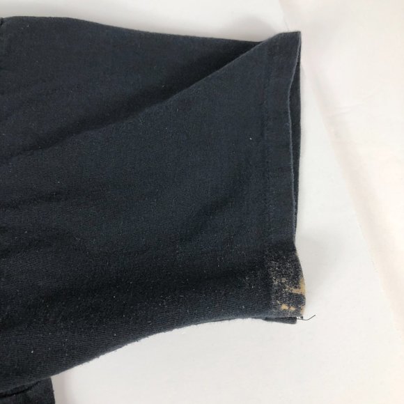 Vintage 1990s Kool Cigarette Shirt Men Large Black Promo Short Sleeve Distressed - Picture 4 of 9